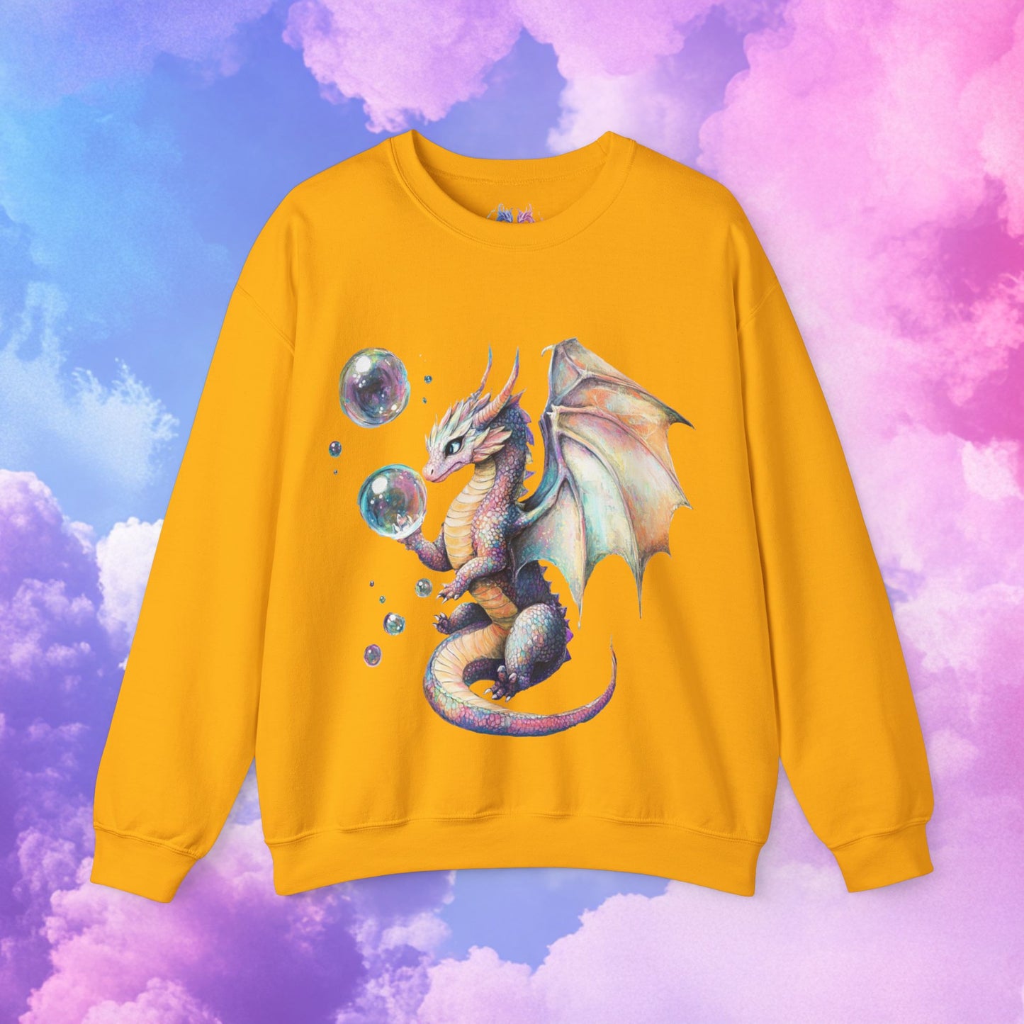 Bubble Dragon -Unisex Heavy Blend™ Crewneck Sweatshirt