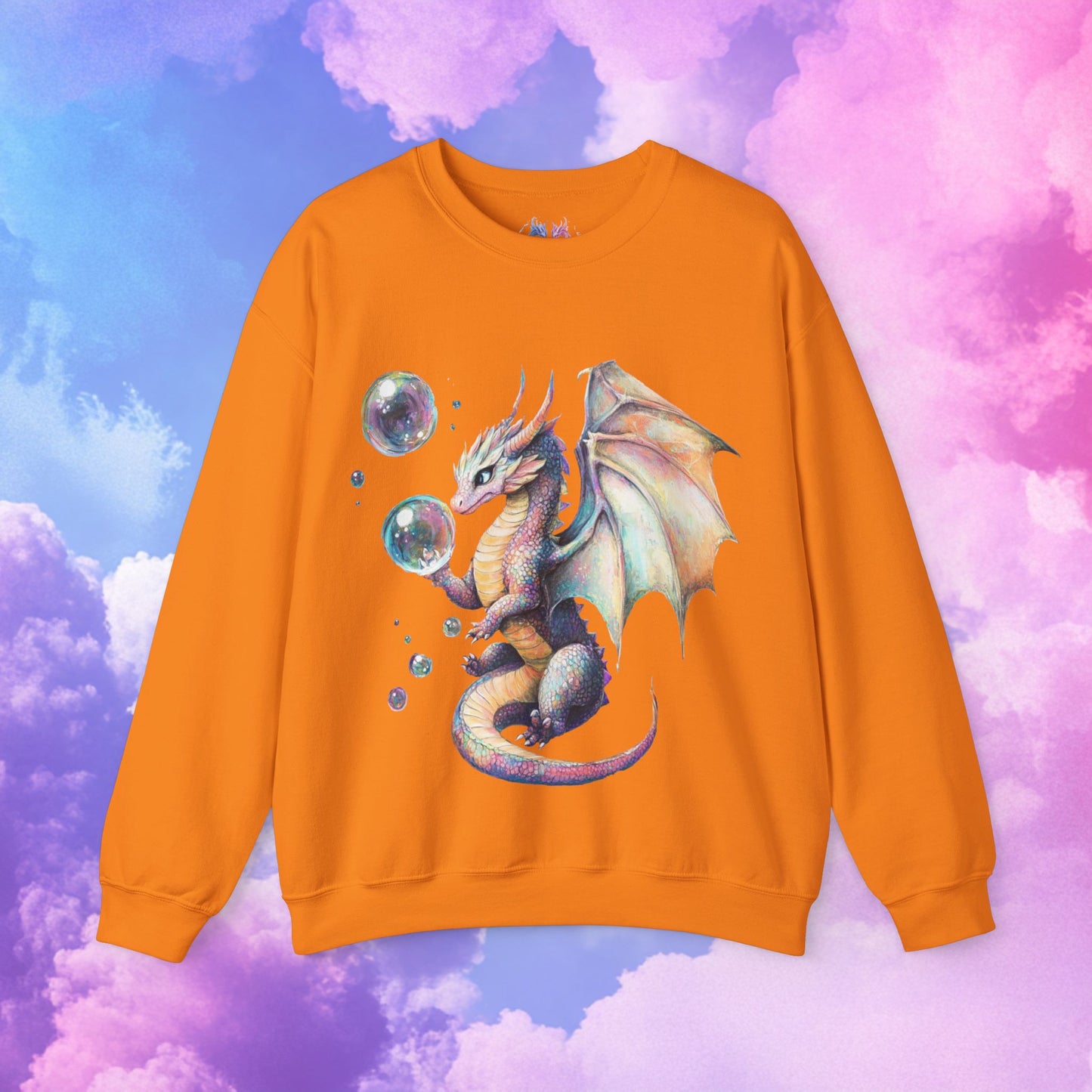 Bubble Dragon -Unisex Heavy Blend™ Crewneck Sweatshirt