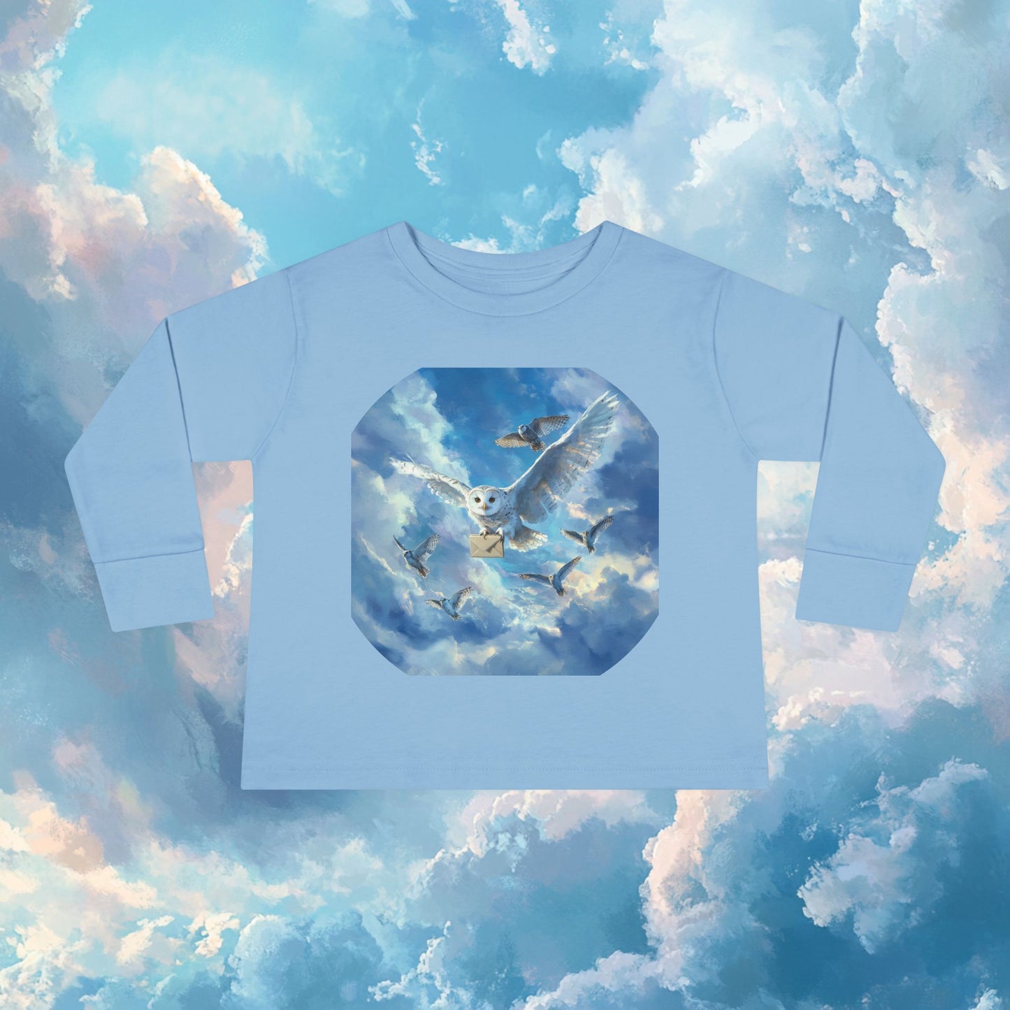 Owl mail -Toddler Long Sleeve Tee