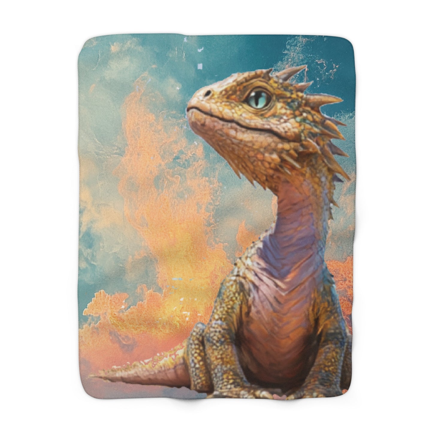 Special edition Lonely Dragon- Sherpa Fleece Blanket