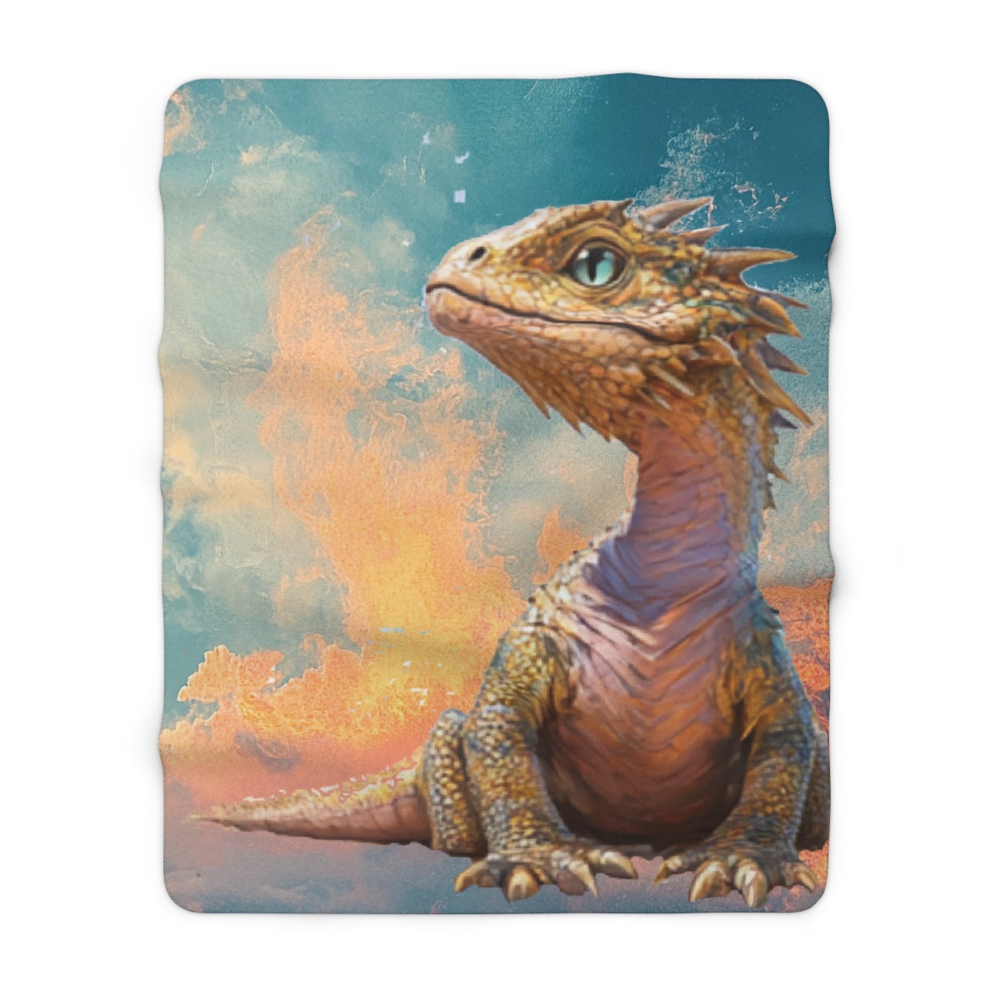 Special edition Lonely Dragon- Sherpa Fleece Blanket