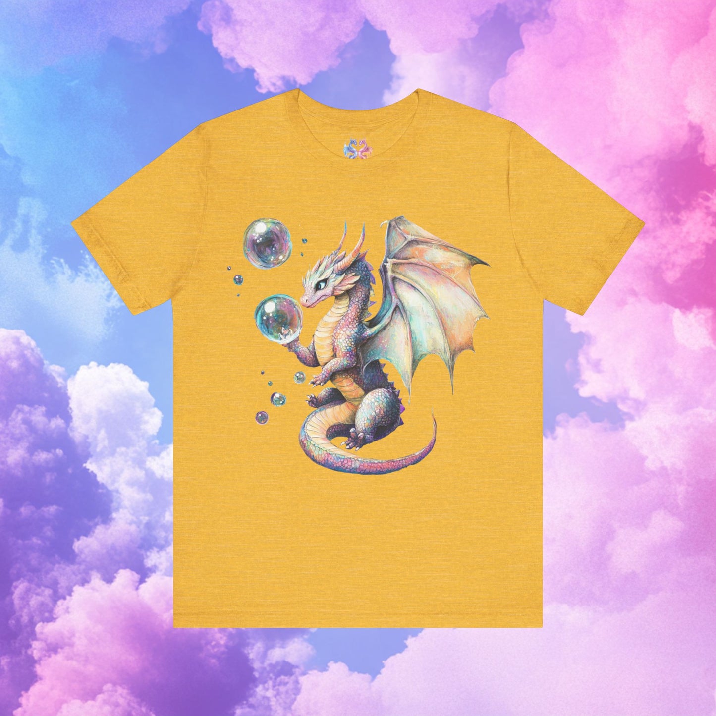 Bubble Dragon -Unisex Jersey Short Sleeve Tee