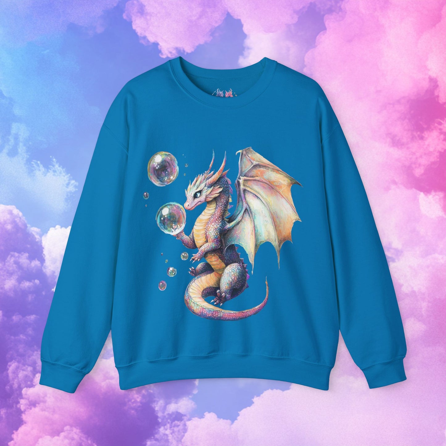 Bubble Dragon -Unisex Heavy Blend™ Crewneck Sweatshirt