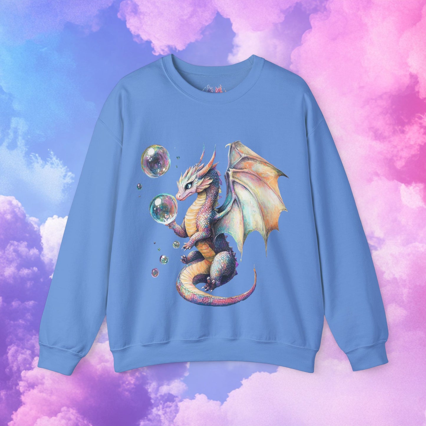 Bubble Dragon -Unisex Heavy Blend™ Crewneck Sweatshirt