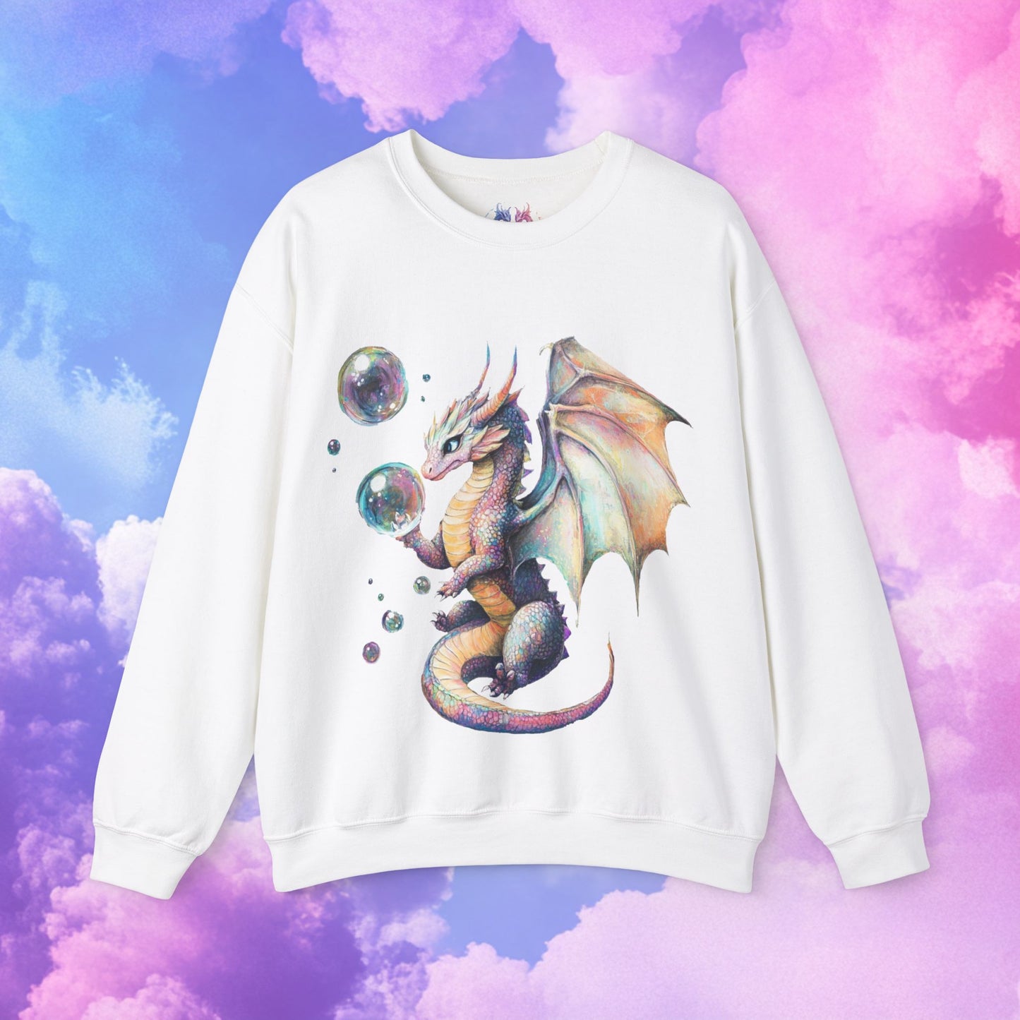 Bubble Dragon -Unisex Heavy Blend™ Crewneck Sweatshirt