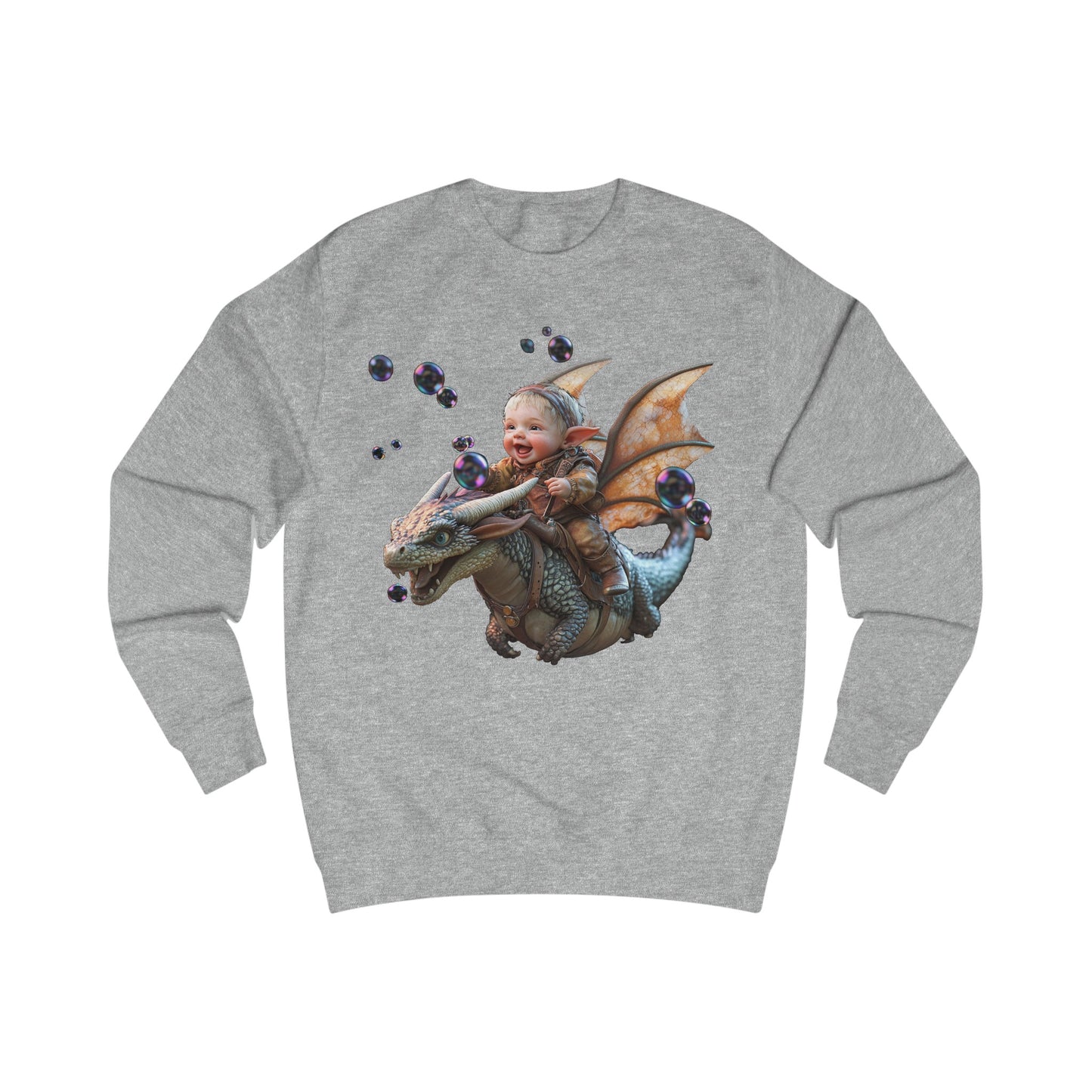 Elf Baby and a Dragon -Unisex Sweatshirt