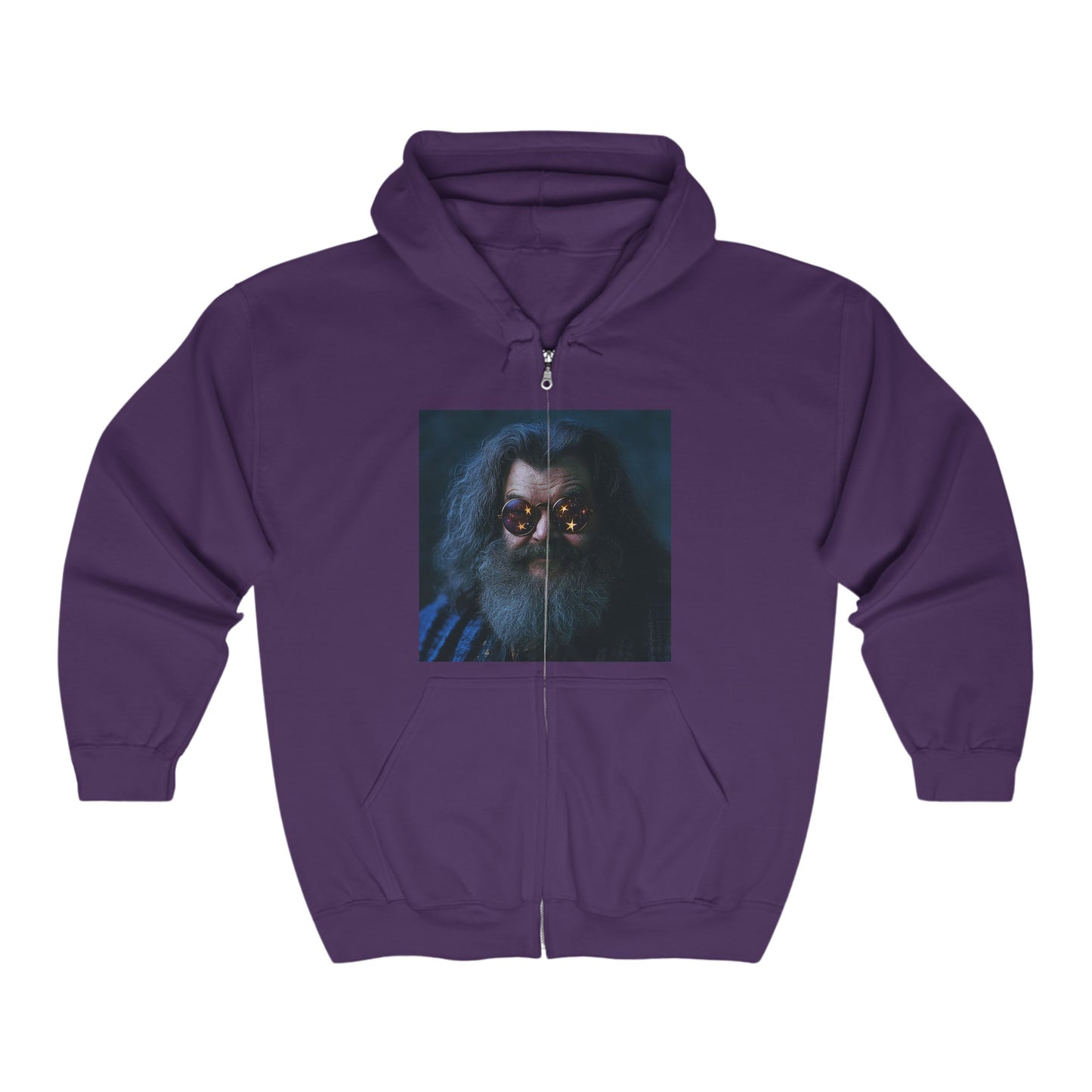 Hairy Wizard -Unisex Heavy Blend™ Full Zip Hooded Sweatshirt