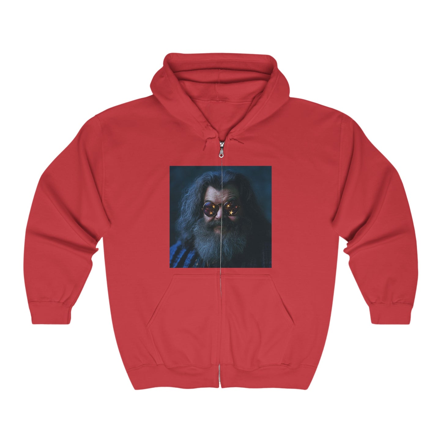 Hairy Wizard -Unisex Heavy Blend™ Full Zip Hooded Sweatshirt