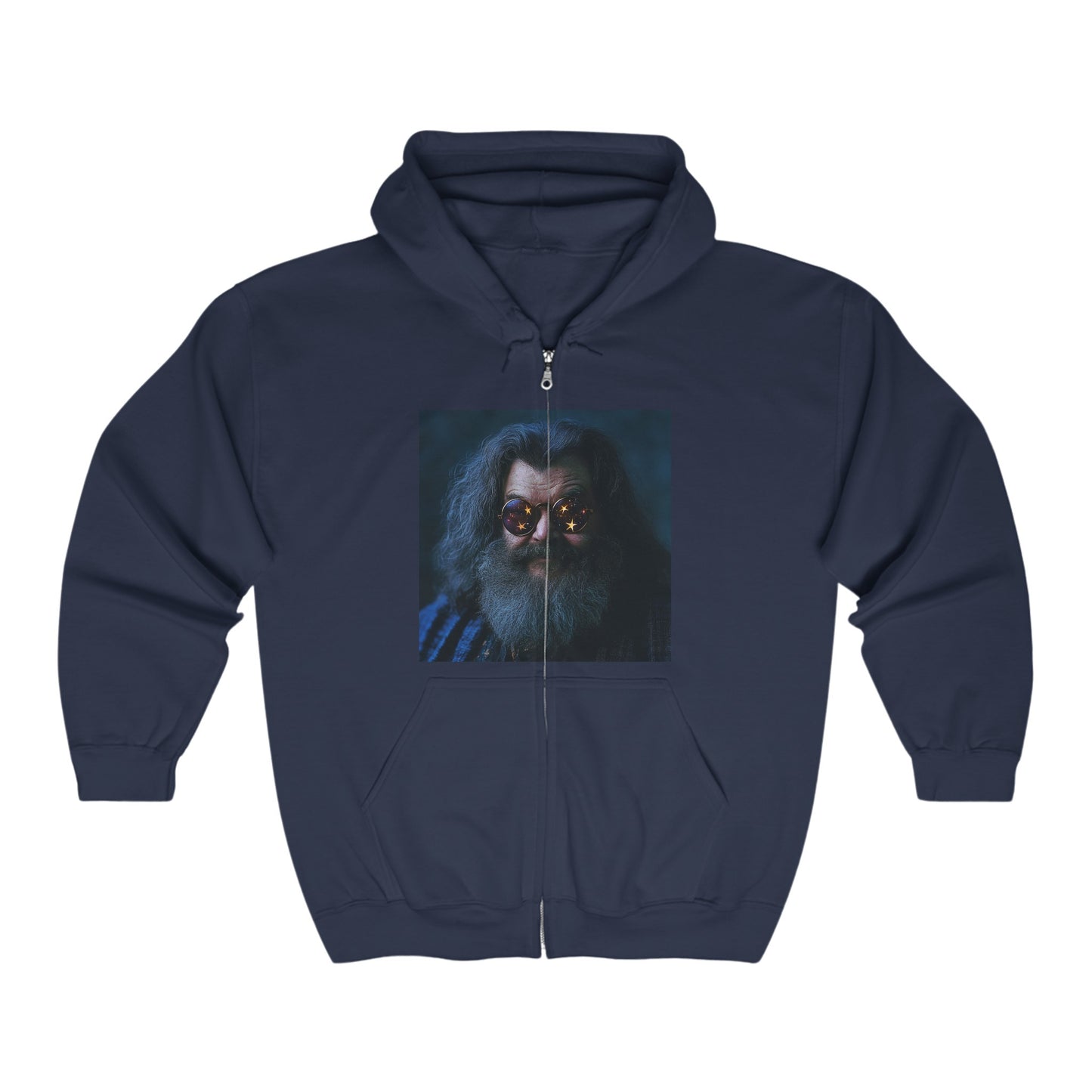 Hairy Wizard -Unisex Heavy Blend™ Full Zip Hooded Sweatshirt