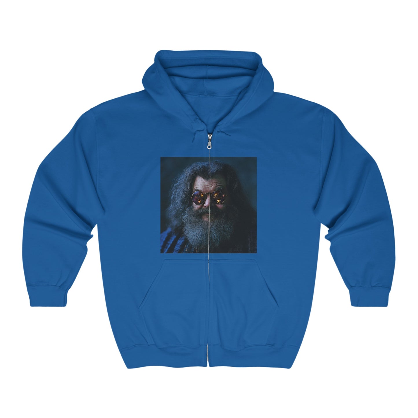 Hairy Wizard -Unisex Heavy Blend™ Full Zip Hooded Sweatshirt