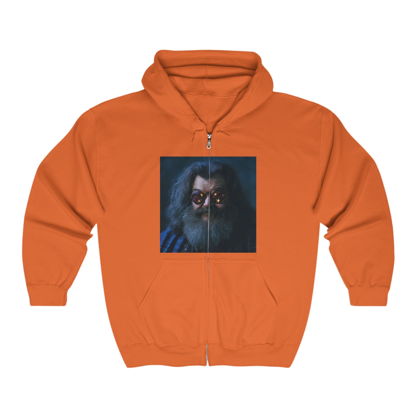 Hairy Wizard -Unisex Heavy Blend™ Full Zip Hooded Sweatshirt