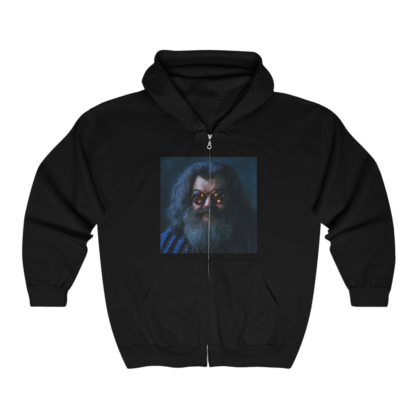 Hairy Wizard -Unisex Heavy Blend™ Full Zip Hooded Sweatshirt