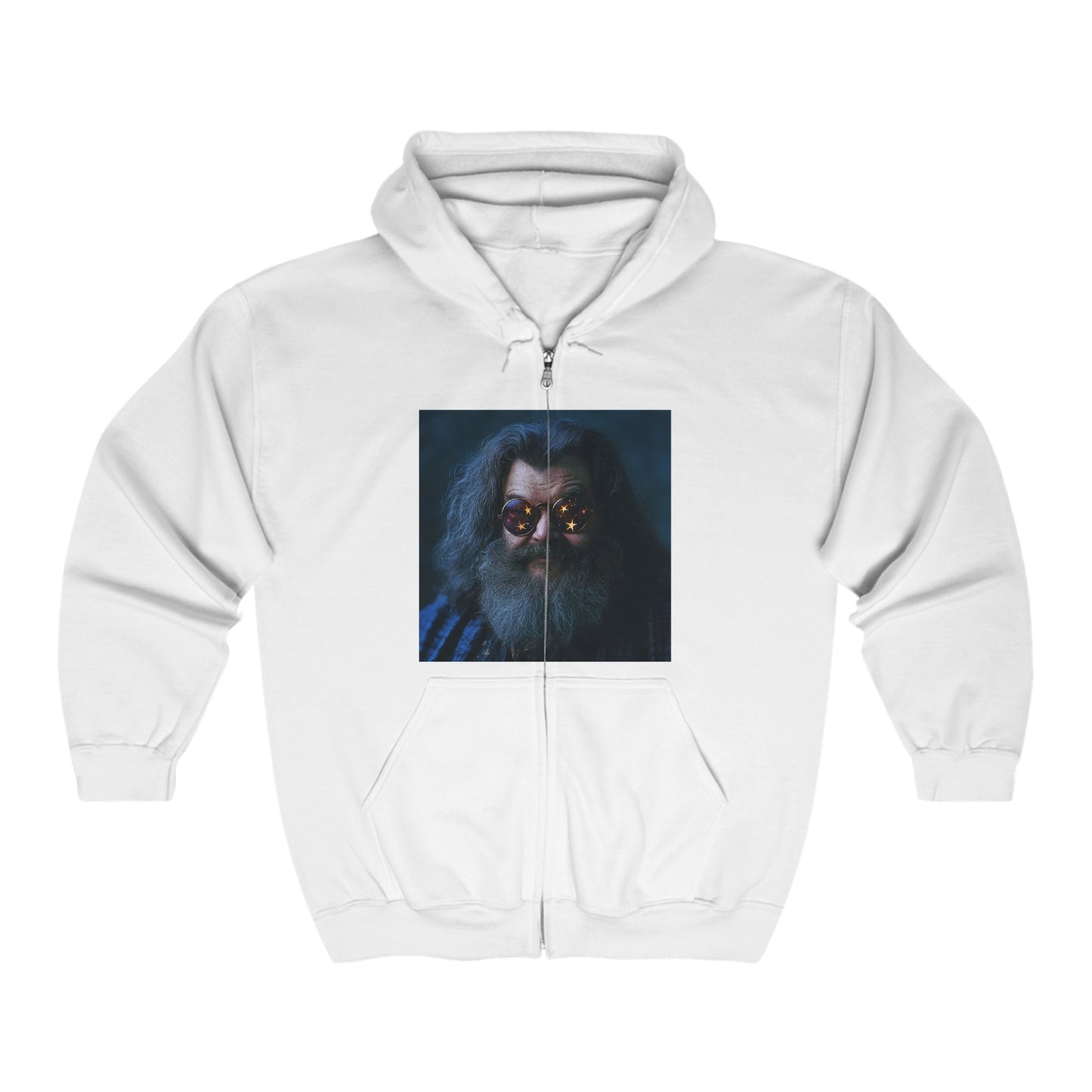 Hairy Wizard -Unisex Heavy Blend™ Full Zip Hooded Sweatshirt