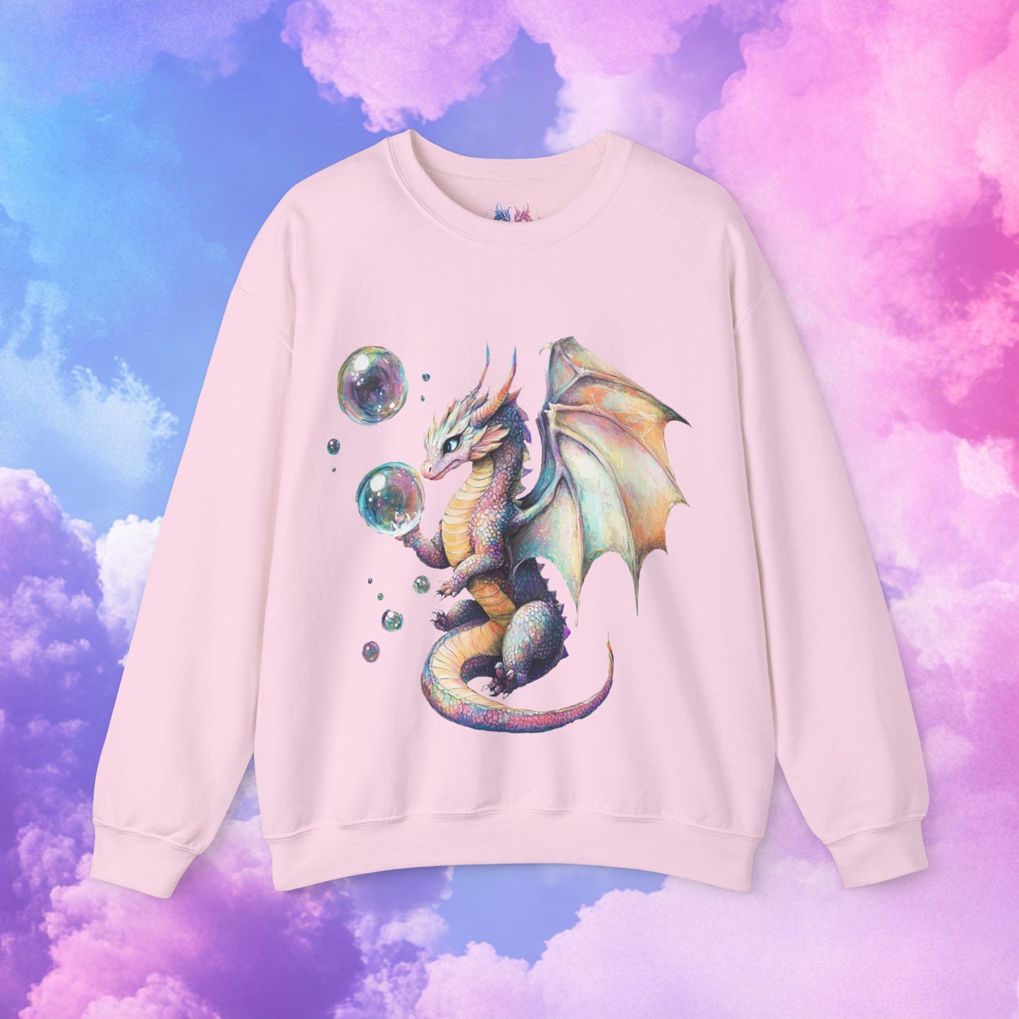 Bubble Dragon -Unisex Heavy Blend™ Crewneck Sweatshirt
