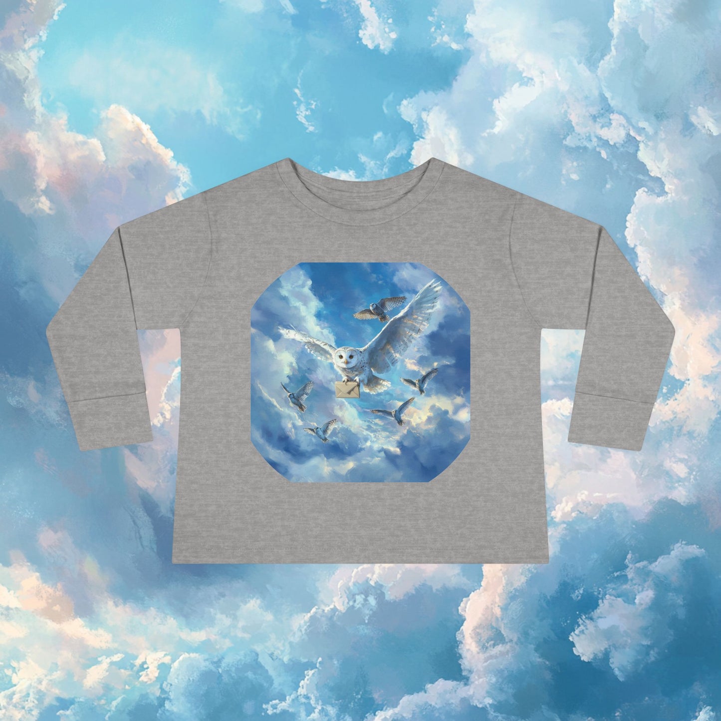 Owl mail -Toddler Long Sleeve Tee