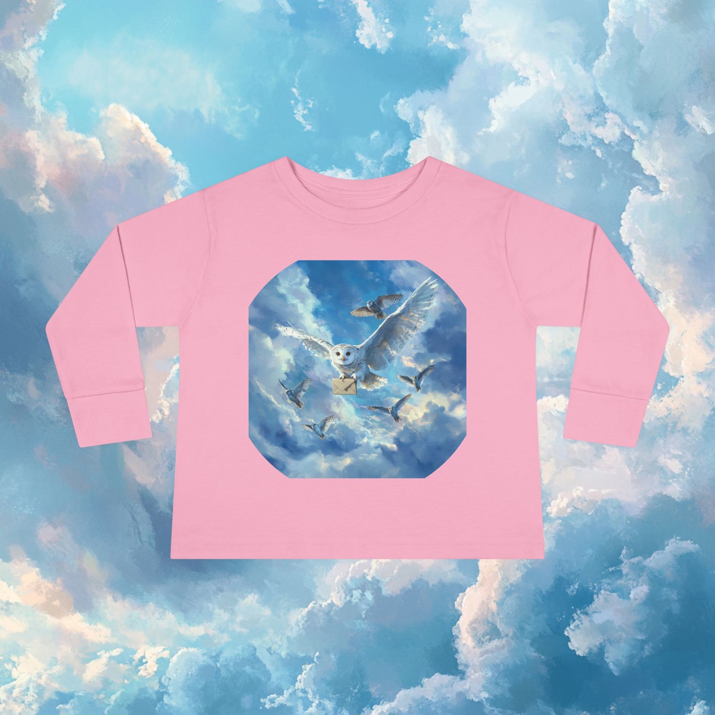 Owl mail -Toddler Long Sleeve Tee