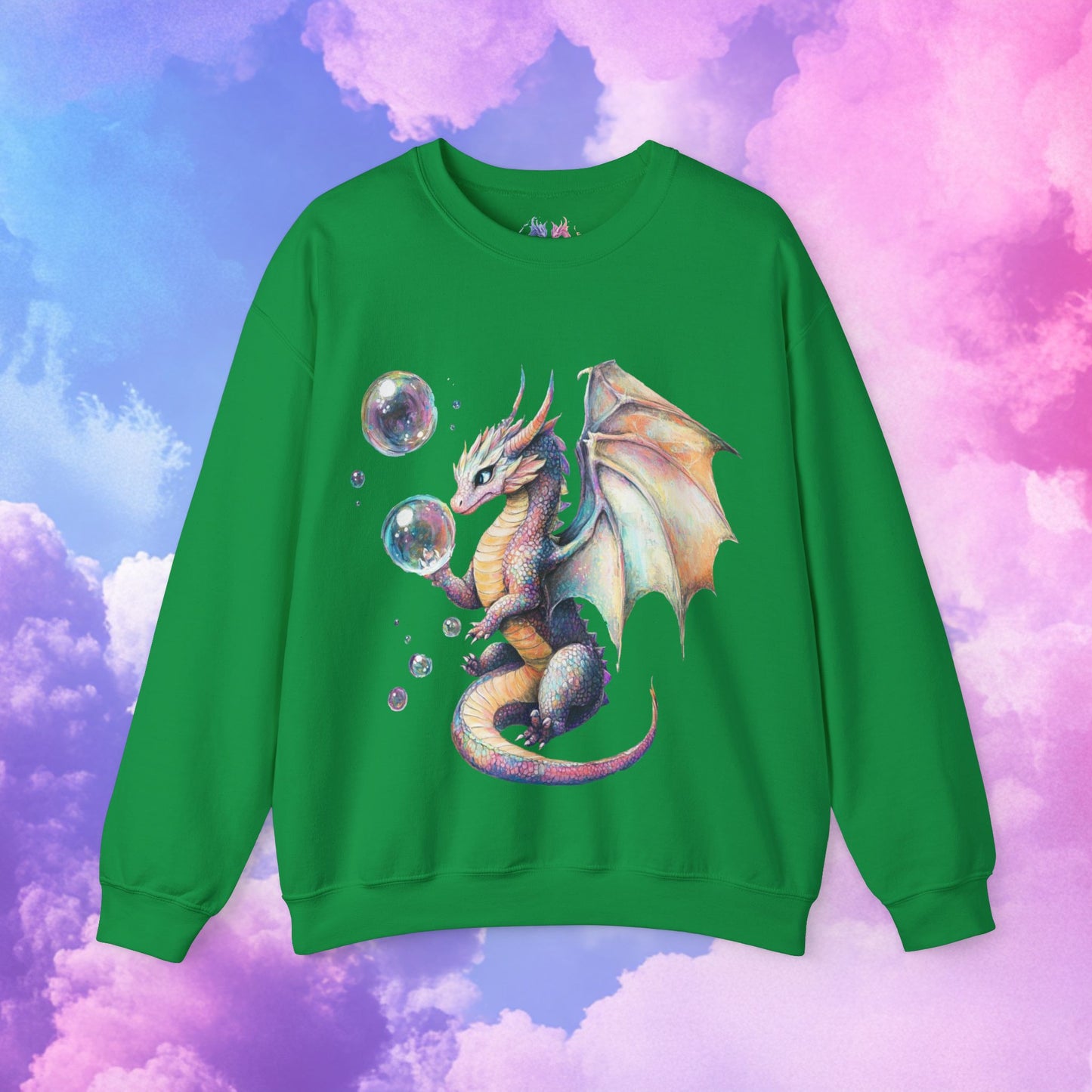 Bubble Dragon -Unisex Heavy Blend™ Crewneck Sweatshirt