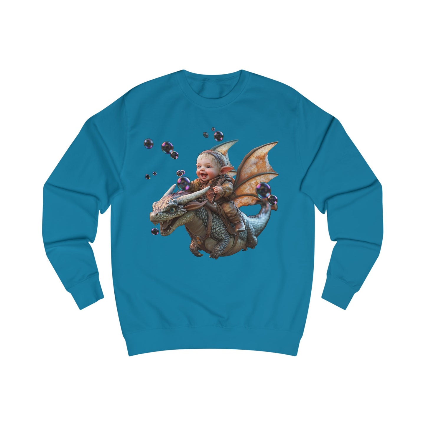 Elf Baby and a Dragon -Unisex Sweatshirt