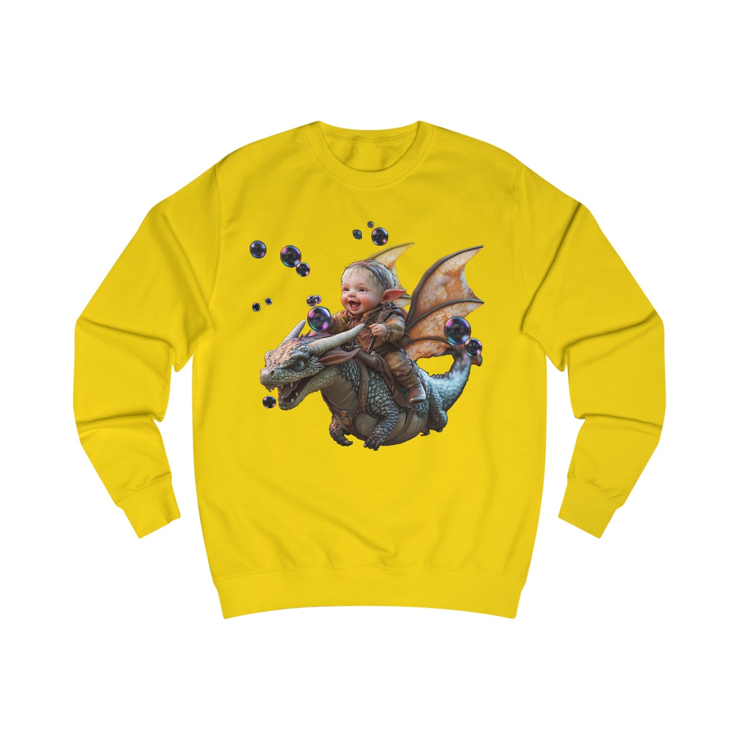 Elf Baby and a Dragon -Unisex Sweatshirt