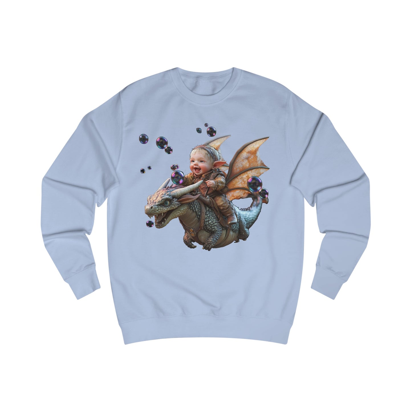Elf Baby and a Dragon -Unisex Sweatshirt