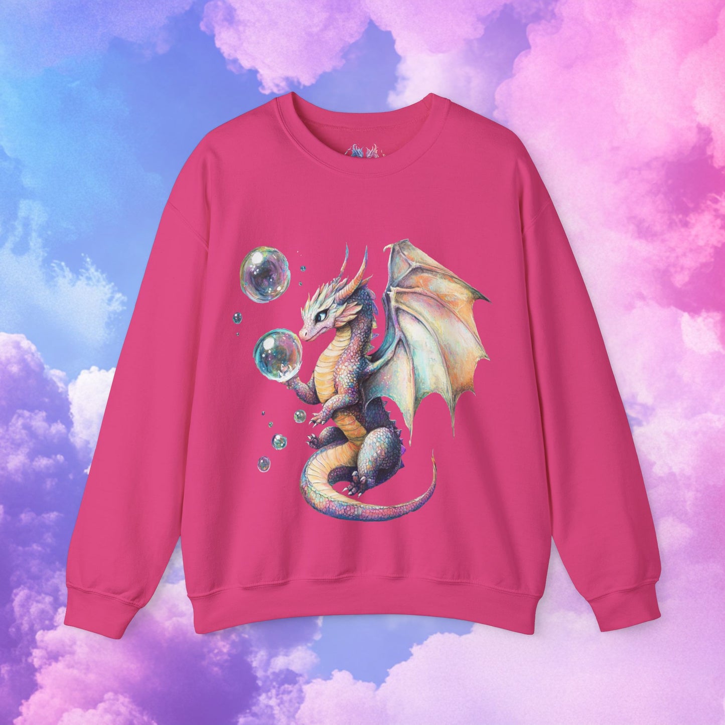 Bubble Dragon -Unisex Heavy Blend™ Crewneck Sweatshirt