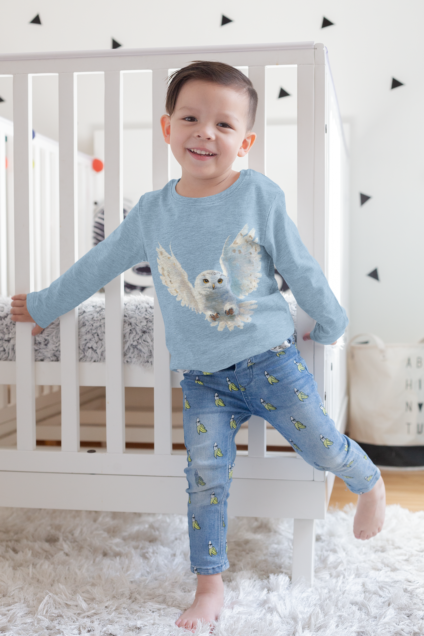 Baby Owl -Toddler Long Sleeve Tee