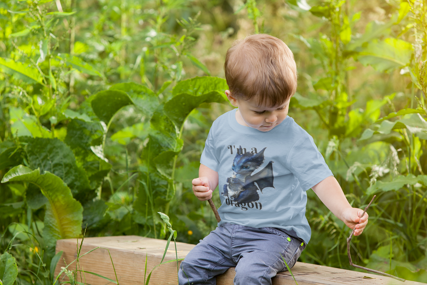 I'm a Dragon -Infant Fine Jersey Tee