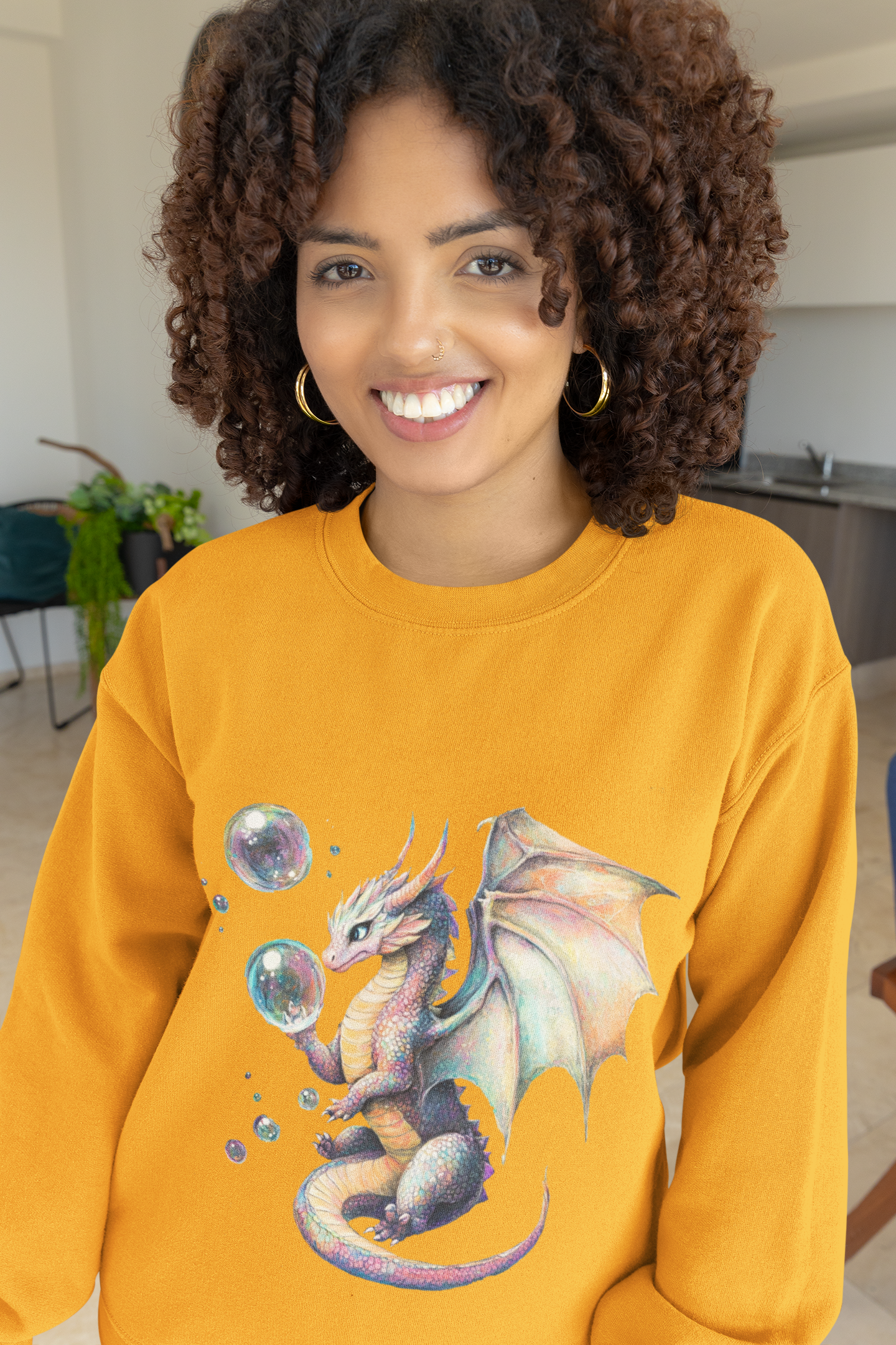 Bubble Dragon -Unisex Heavy Blend™ Crewneck Sweatshirt