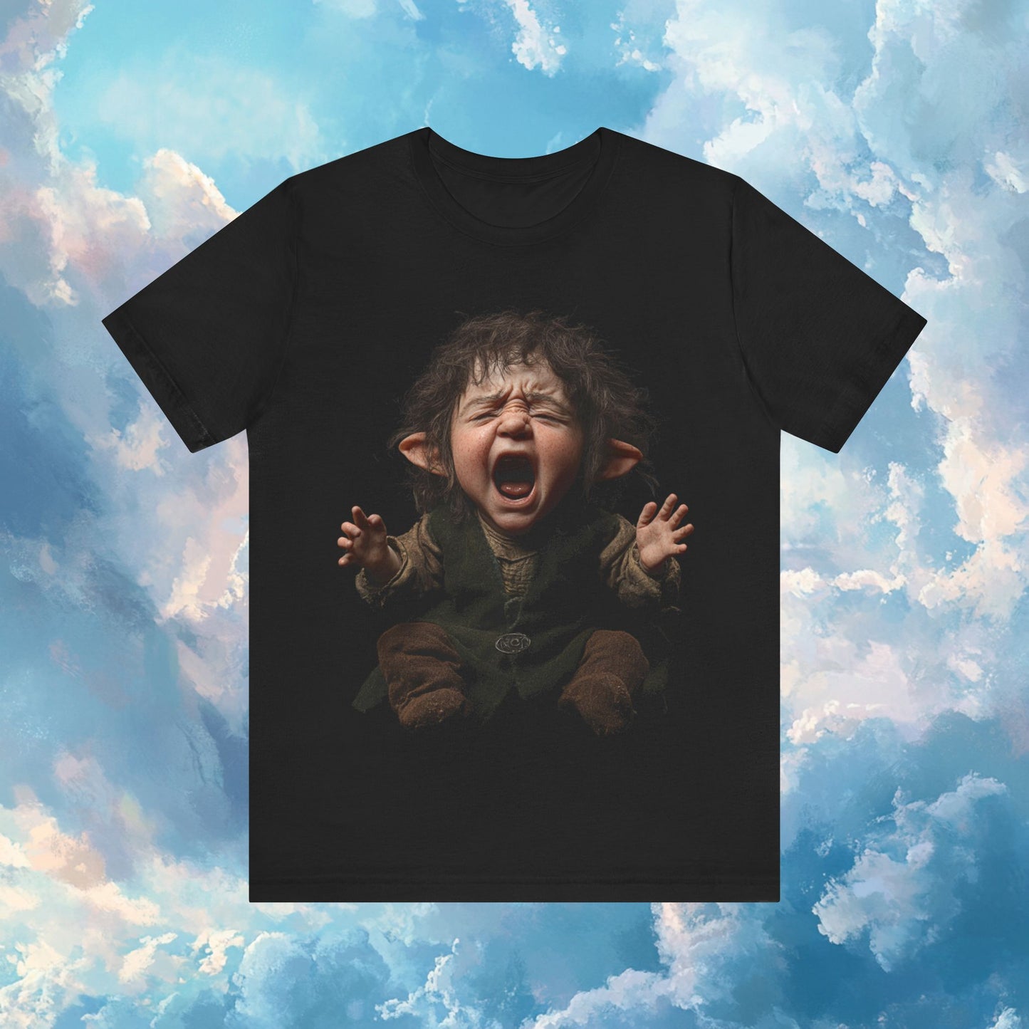 Crying Hobbit -Unisex Jersey Short Sleeve Tee