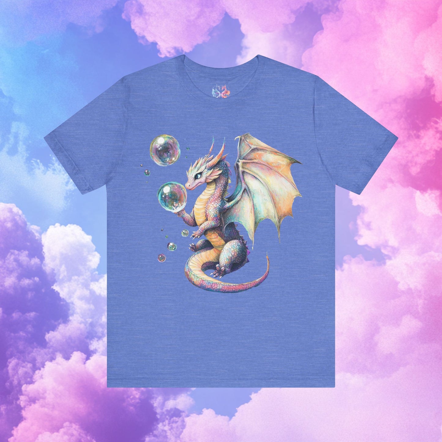 Bubble Dragon -Unisex Jersey Short Sleeve Tee