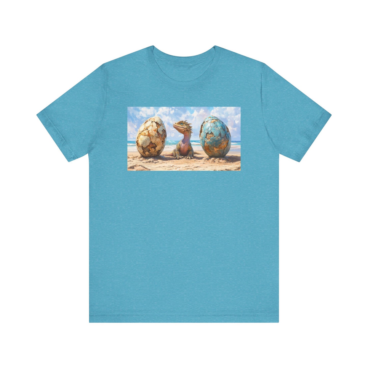 Baby Dragon and eggs -Unisex Jersey Short Sleeve Tee