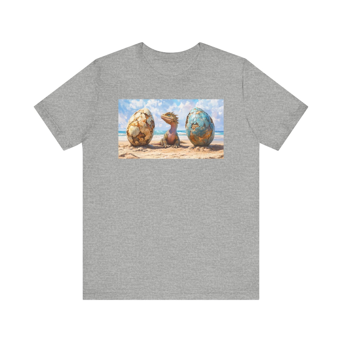 Baby Dragon and eggs -Unisex Jersey Short Sleeve Tee