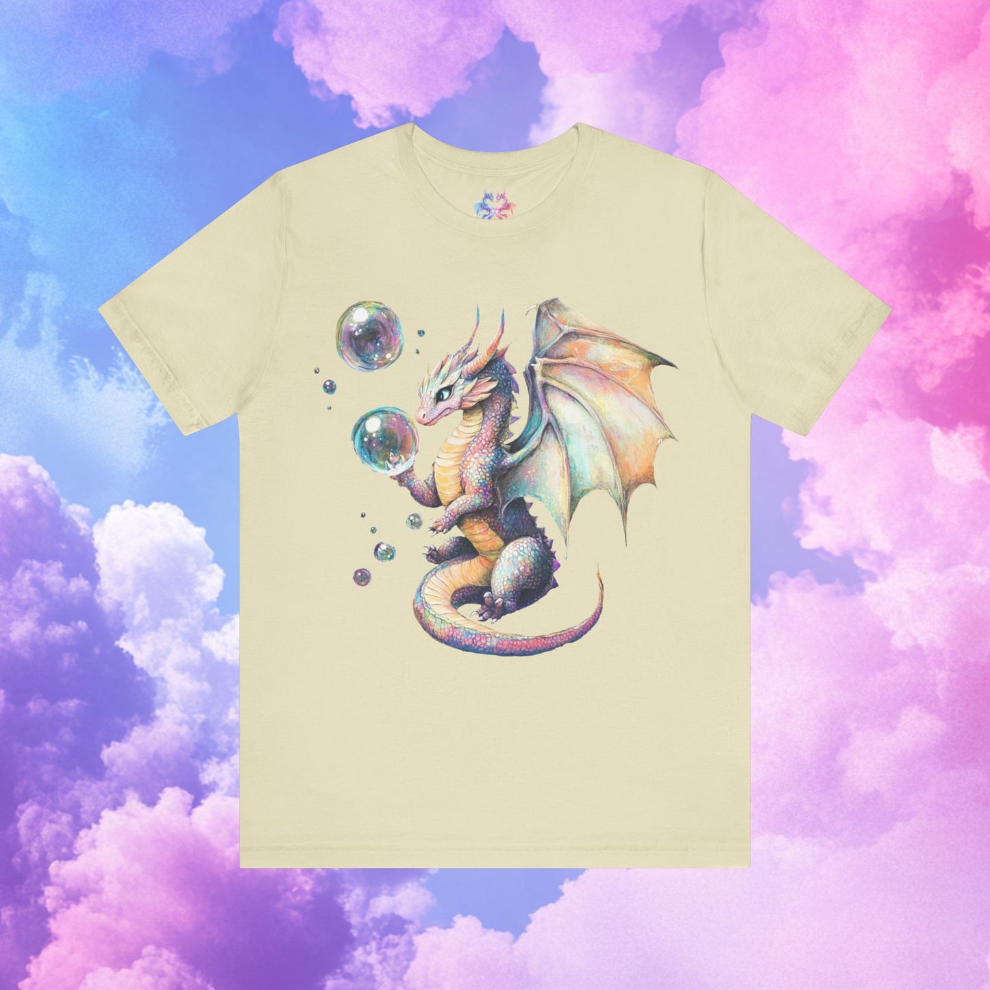 Bubble Dragon -Unisex Jersey Short Sleeve Tee