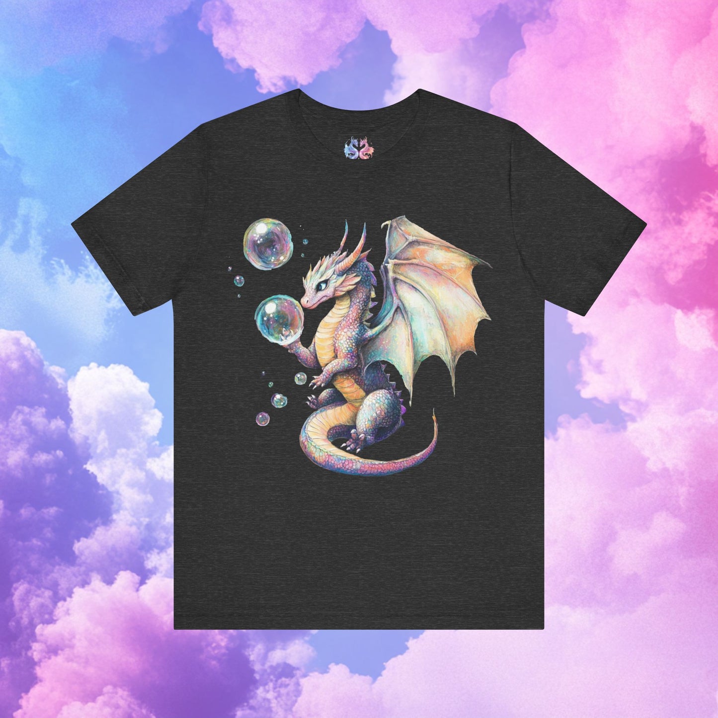 Bubble Dragon -Unisex Jersey Short Sleeve Tee