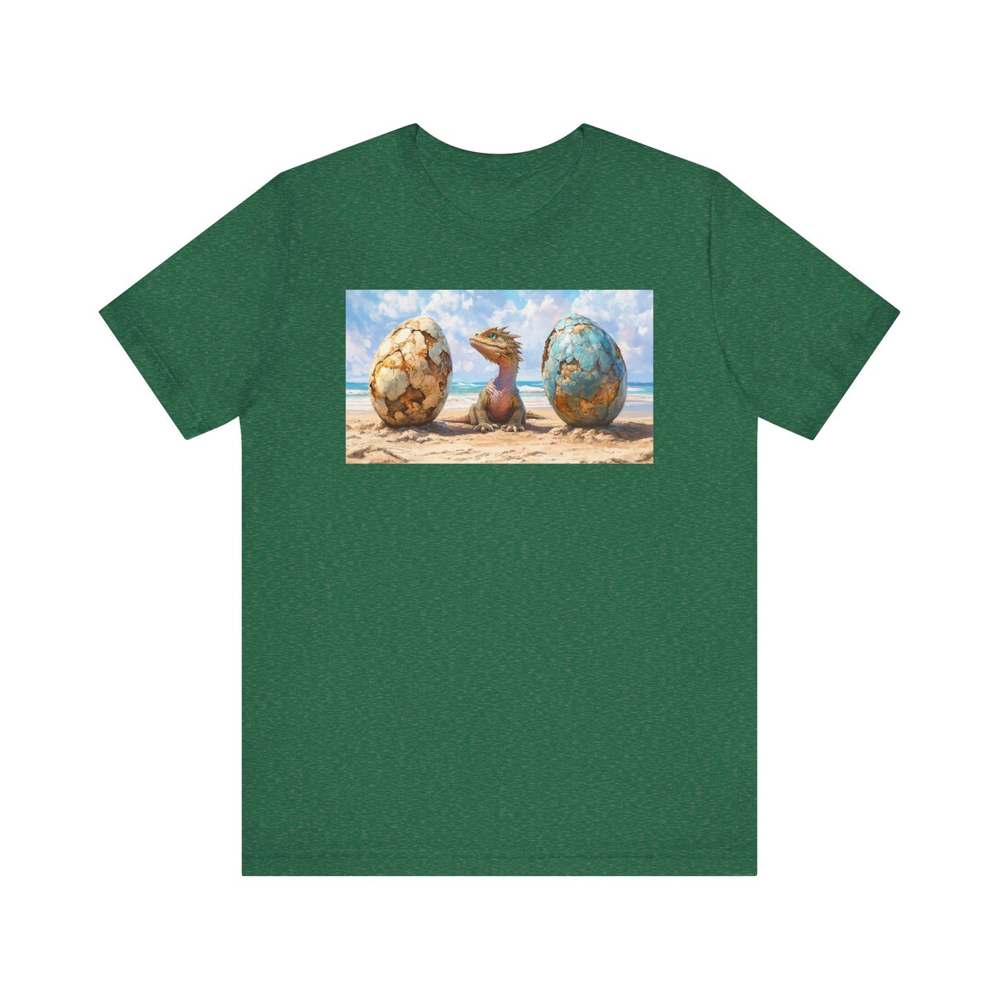 Baby Dragon and eggs -Unisex Jersey Short Sleeve Tee