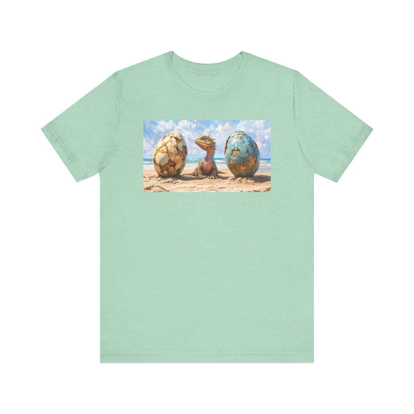 Baby Dragon and eggs -Unisex Jersey Short Sleeve Tee