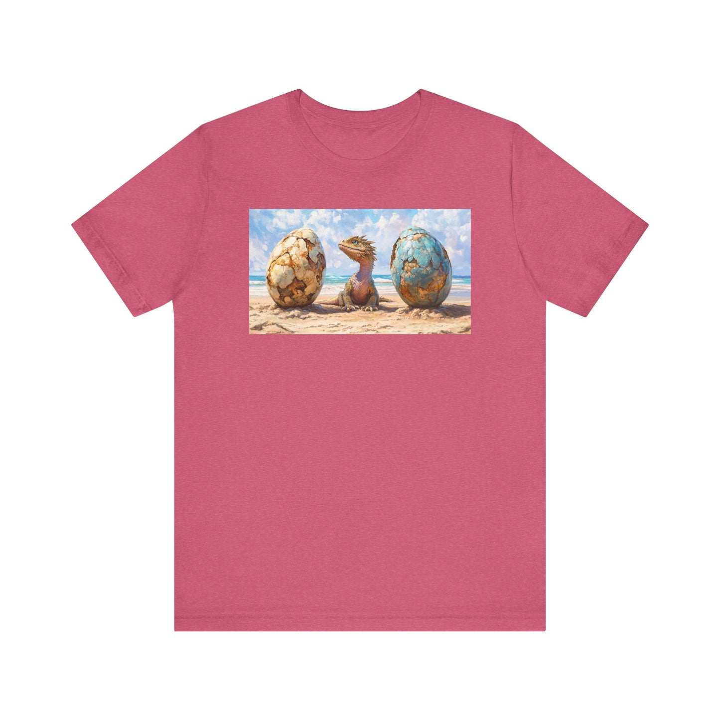 Baby Dragon and eggs -Unisex Jersey Short Sleeve Tee