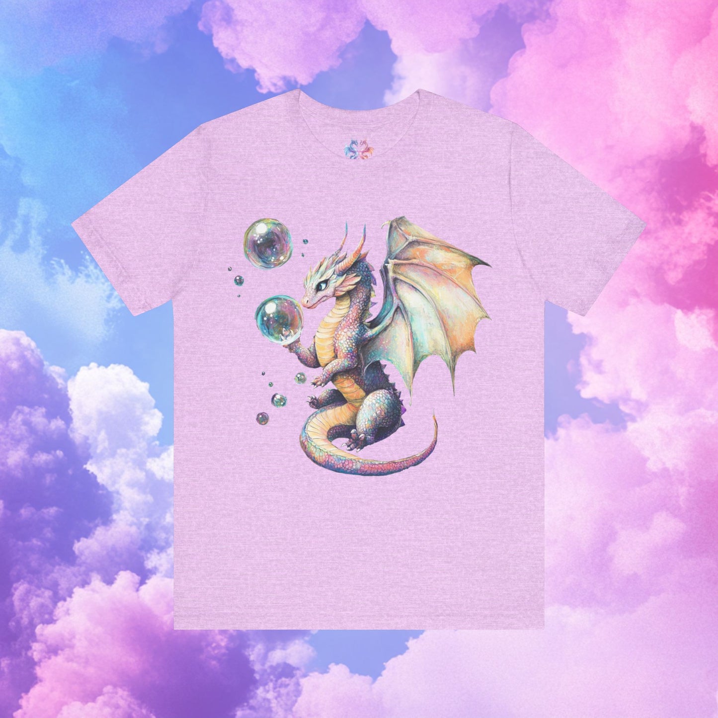 Bubble Dragon -Unisex Jersey Short Sleeve Tee