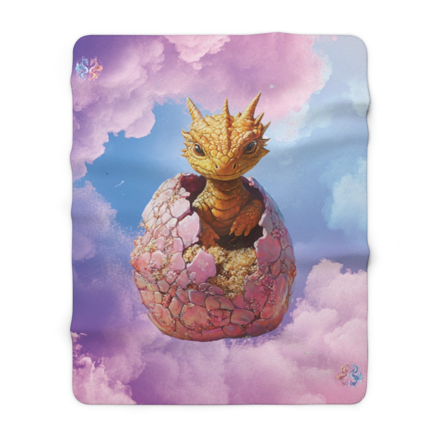 Special edition Egg Dragon -Sherpa Fleece Blanket