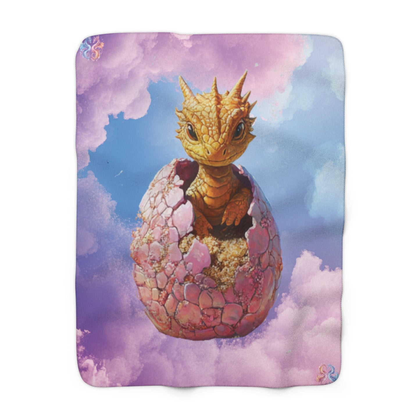 Special edition Egg Dragon -Sherpa Fleece Blanket