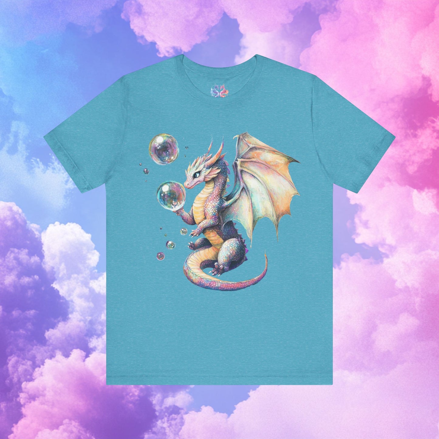 Bubble Dragon -Unisex Jersey Short Sleeve Tee