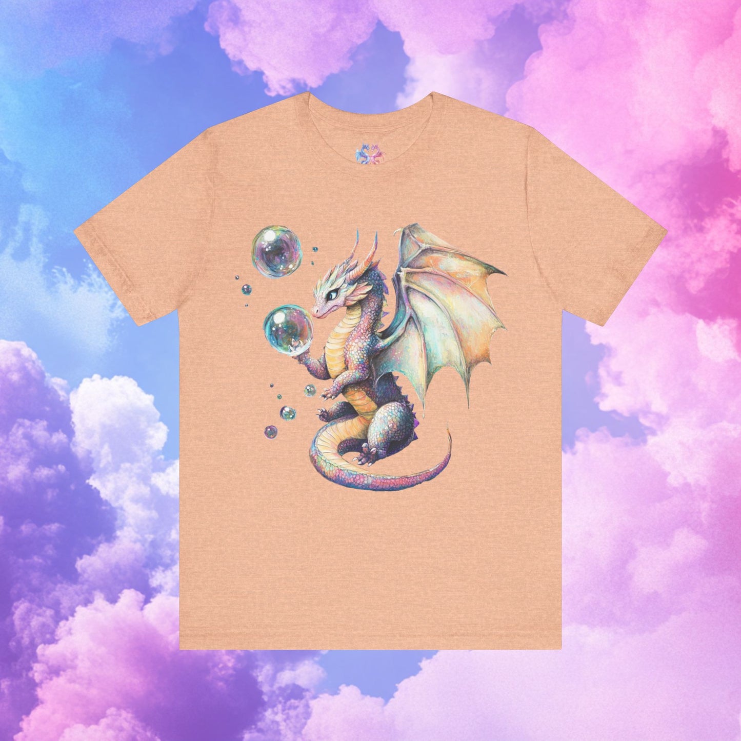 Bubble Dragon -Unisex Jersey Short Sleeve Tee