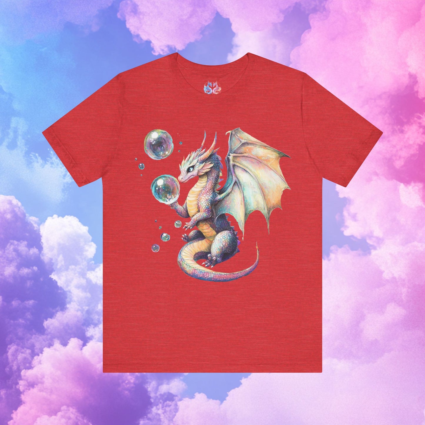 Bubble Dragon -Unisex Jersey Short Sleeve Tee