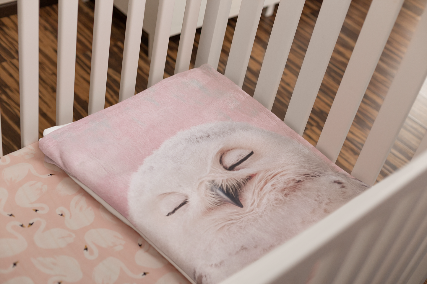 Sleeping Owl -Baby Swaddle Blanket