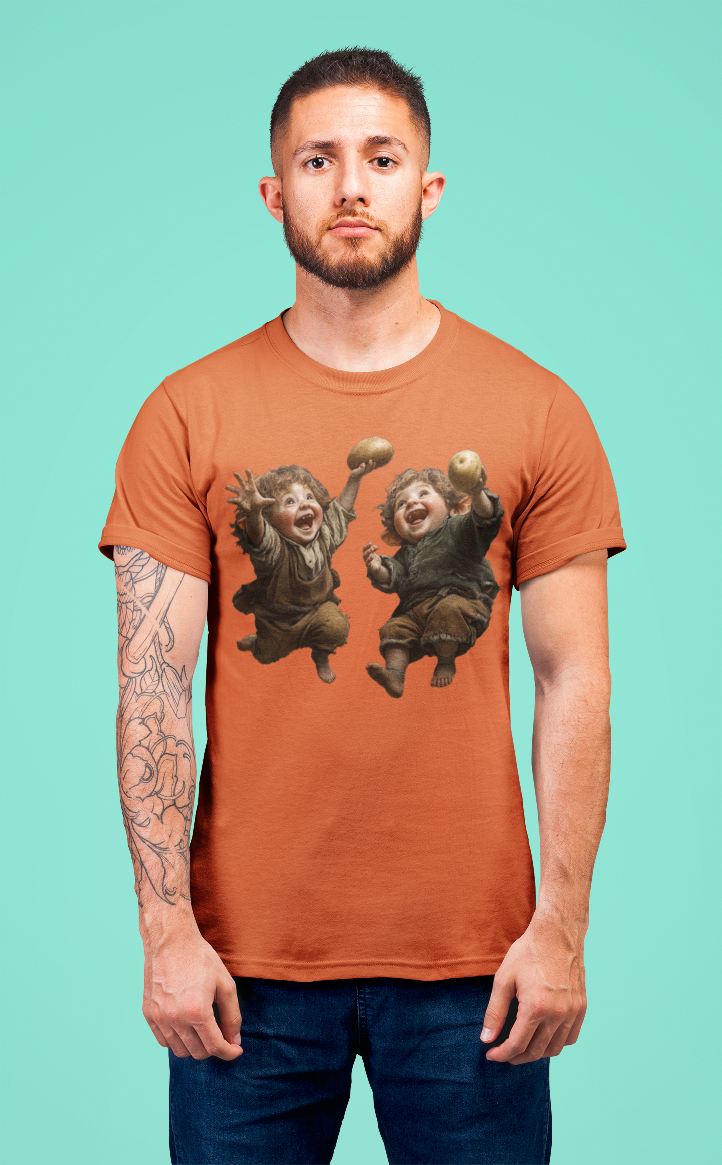 Potato Hobbit -Unisex Heavy Cotton Tee